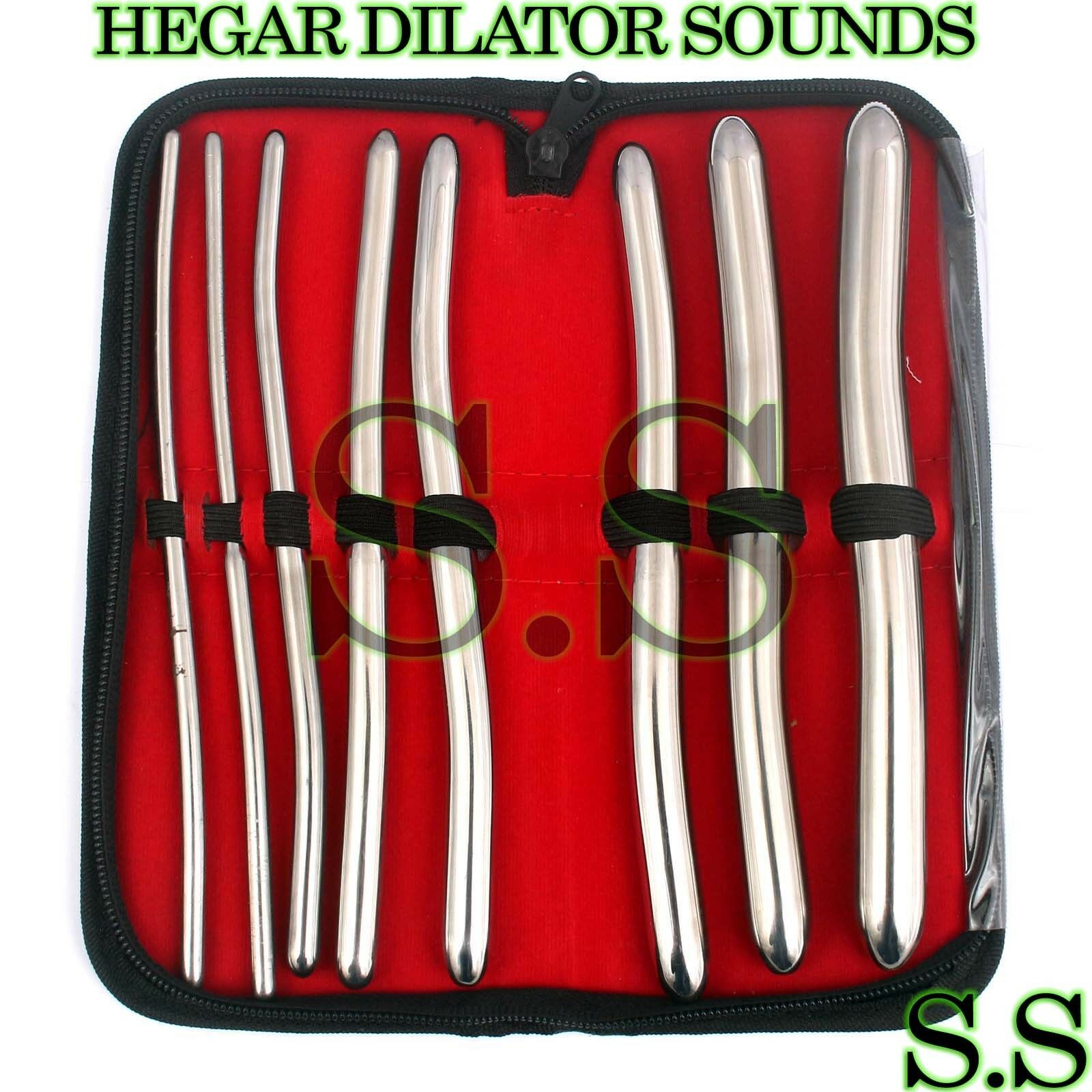 8 Hegar Dilator Sounds Set 7.5" Gyno Surgical Instruments