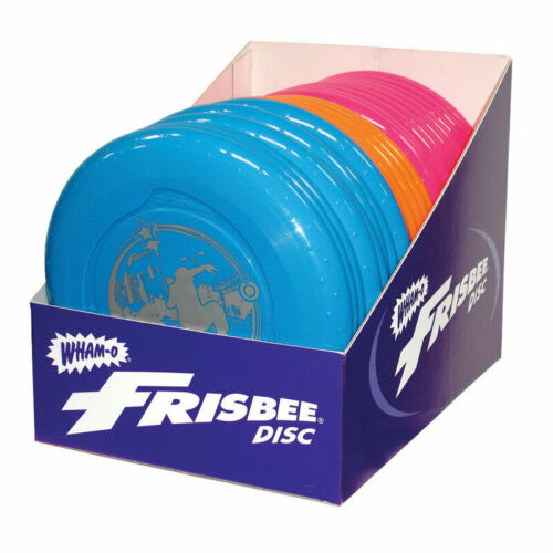 Wham-o 50140 Plastic Assorted Color U-flex Design Frisbee (pack Of 24)