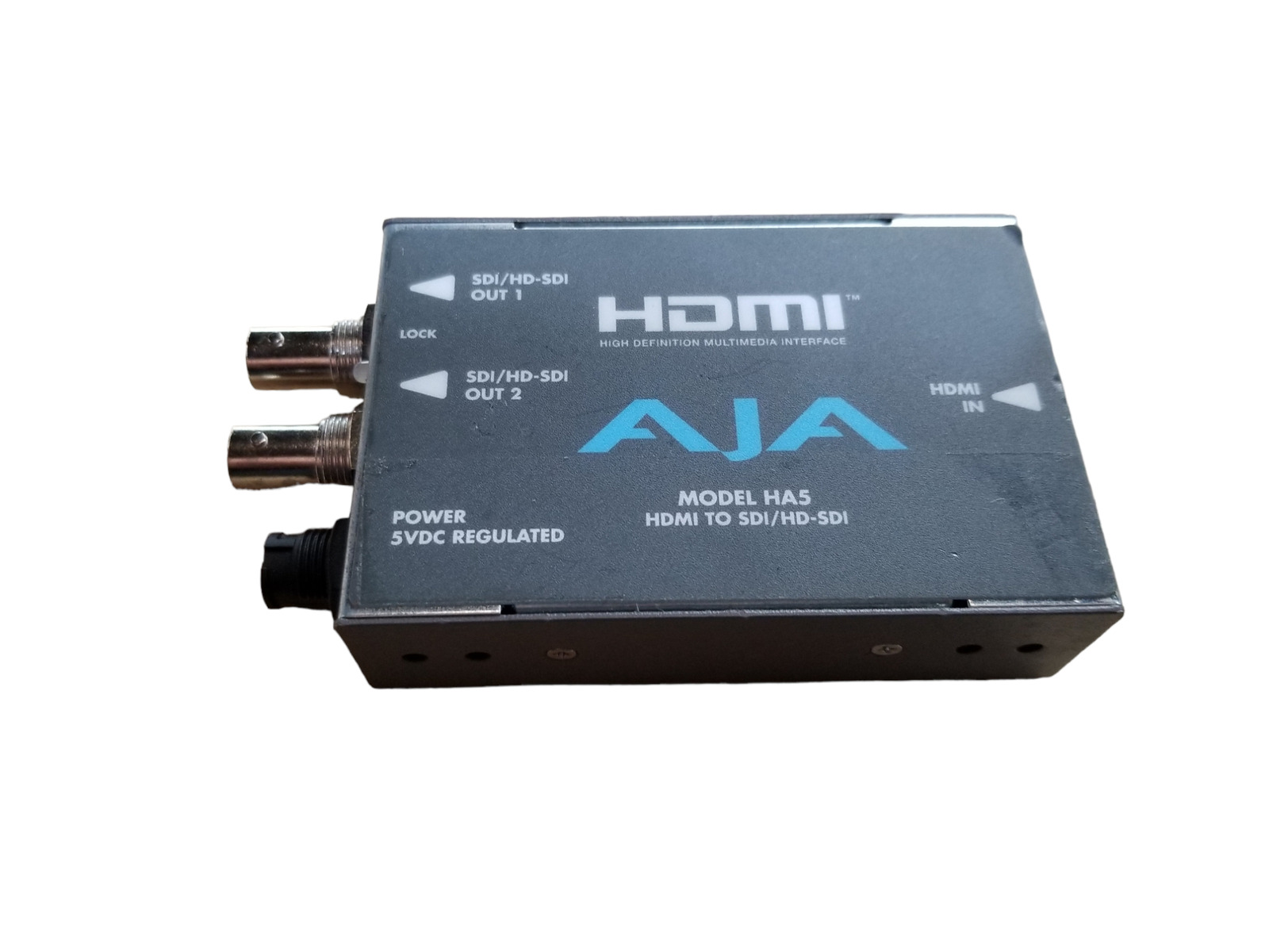 Aja Ha5 Hdmi To Sdi/hd-sdi Video And Audio Converter