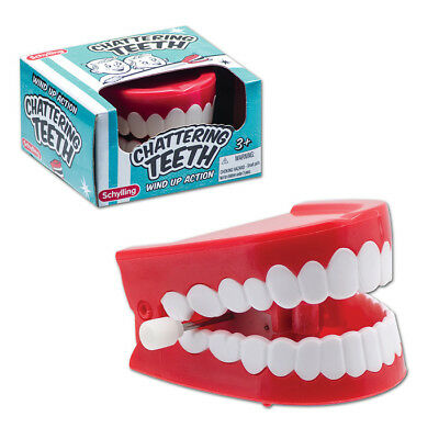 Chattering Teeth Wind Up Yakity Yak Dentures Retro Classic Novelty Gag Gift Toy