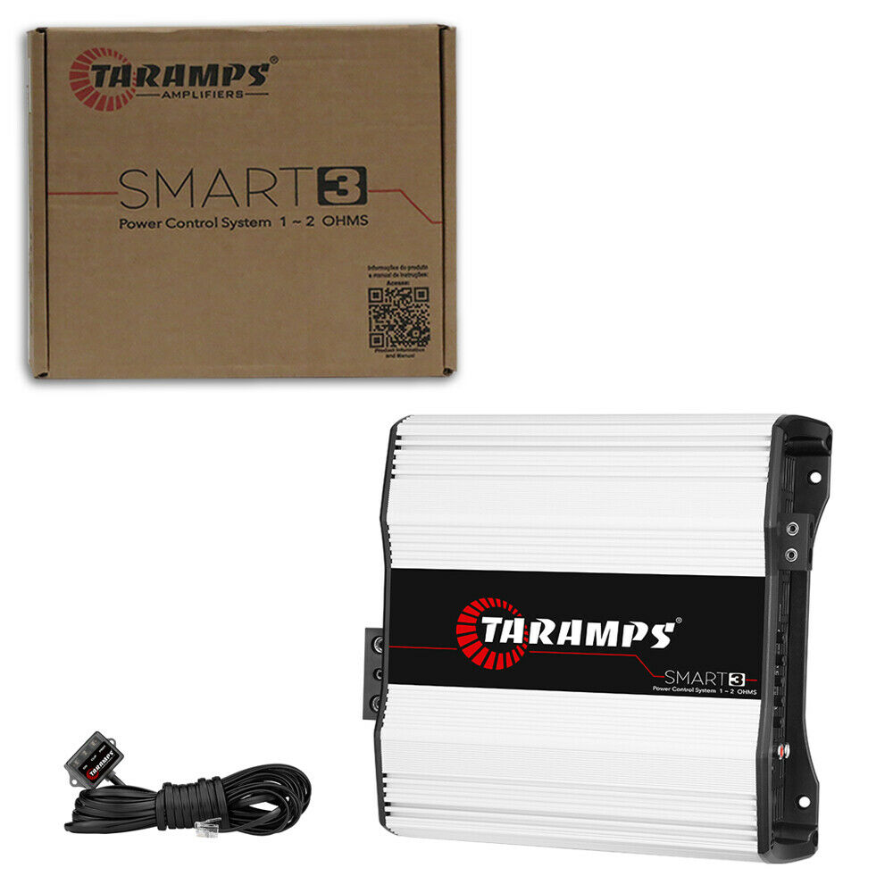 Taramps Smart 3 Power Control System 1 - 2 Ohms Class D Car Mono Amplifier 3000w