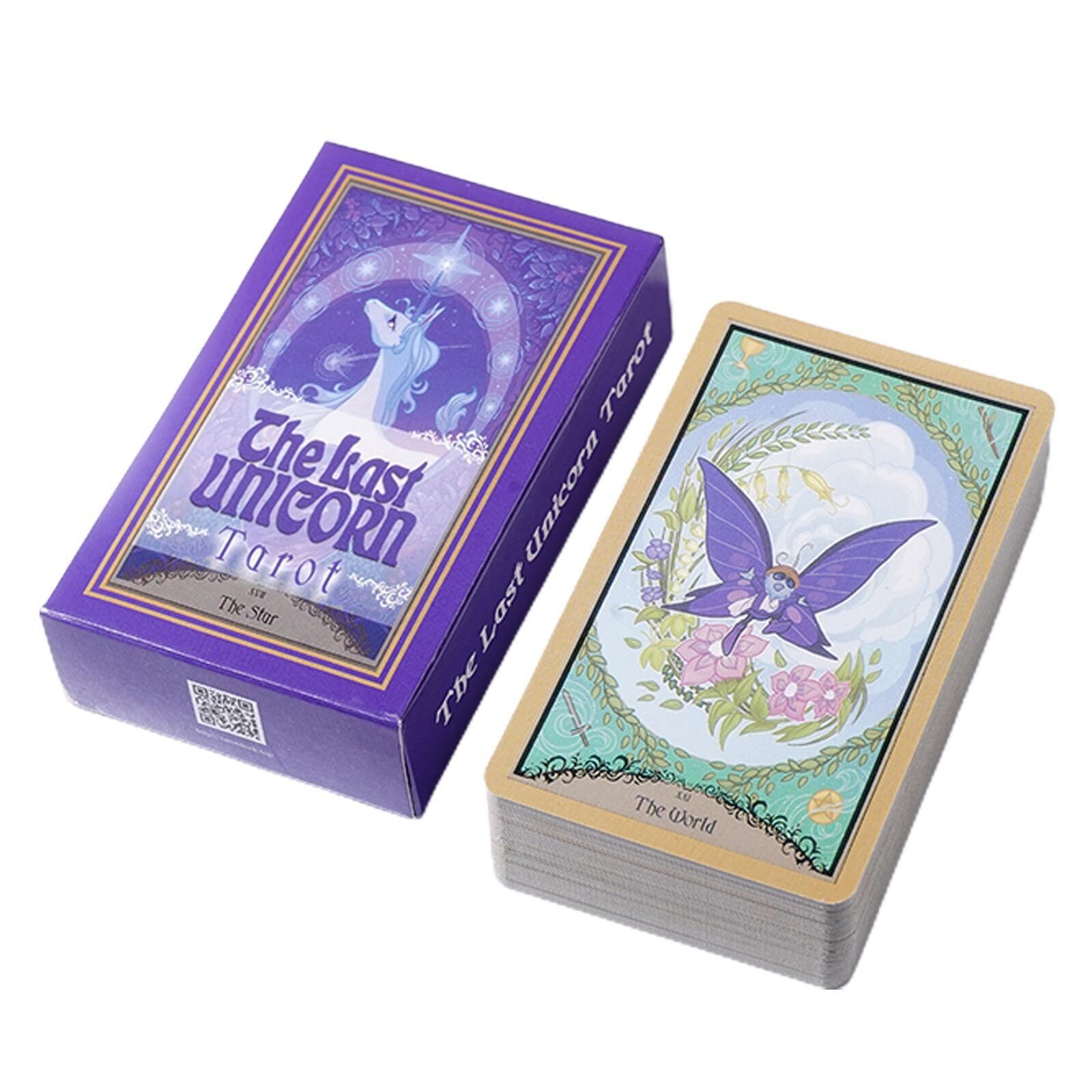 Unicorn Oracles Tarot Cards Oracles Deck Mysterious Divination Cards Board Game