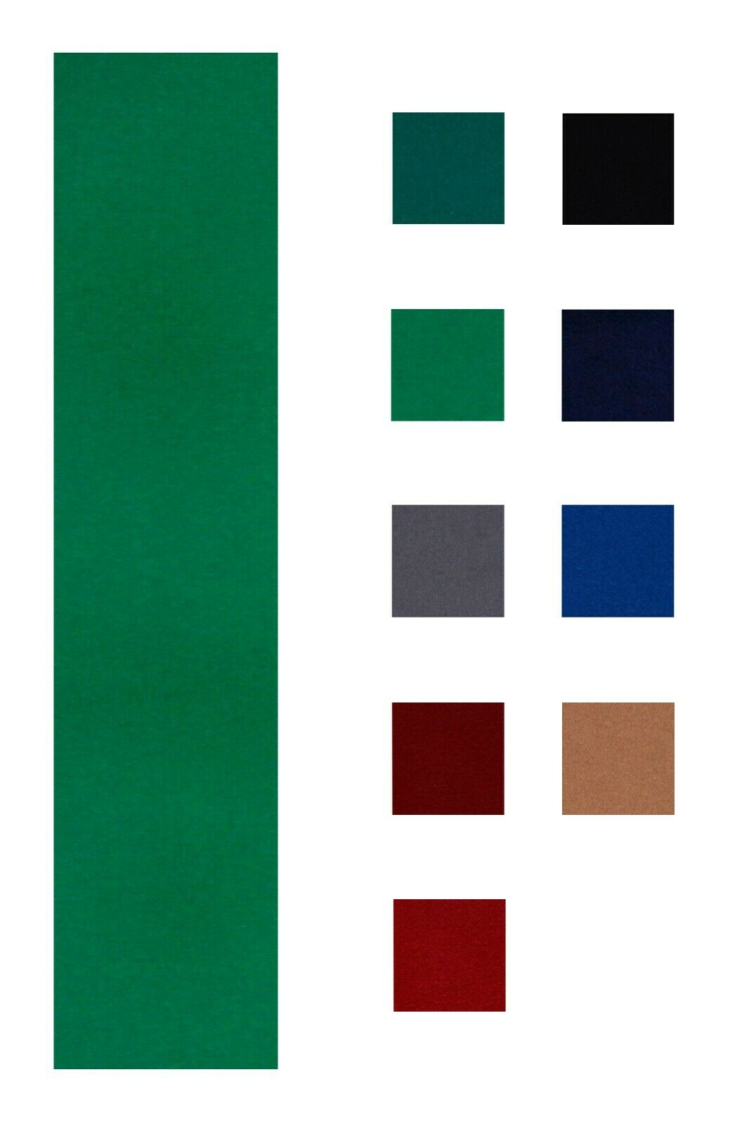 Accuplay 19 Oz Pool Table Felt - Billiard Cloth - Priced Per Foot English Green